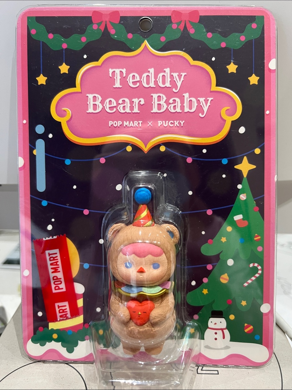 POP MART Pucky Teddy Bear Baby NIB